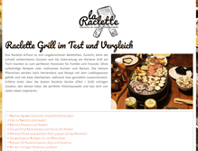Tablet Screenshot of la-raclette.de